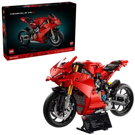 LEGO Technic 42202 Ducati Panigale V4 S Motorcycle Model Kit For Adults ...