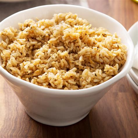 Seasoned Brown Rice Recipe | Taste of Home