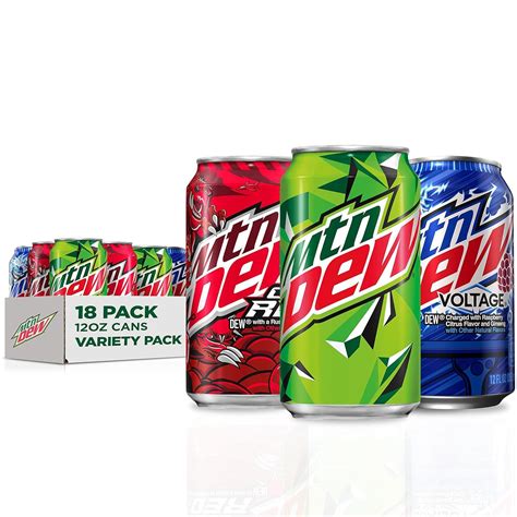 Mountain Dew 2 Flavor Baja Blast Variety Pack 12 Fl India | Ubuy