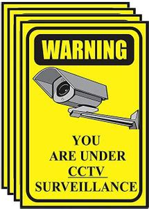 creationNdecore SINFLE CCTV CAMERA STICKER Emergency Sign Price in ...