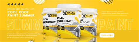 Excel Coatings EXCEL CoolCoat High SRI Heat Reflective Cool Roof Paint ...