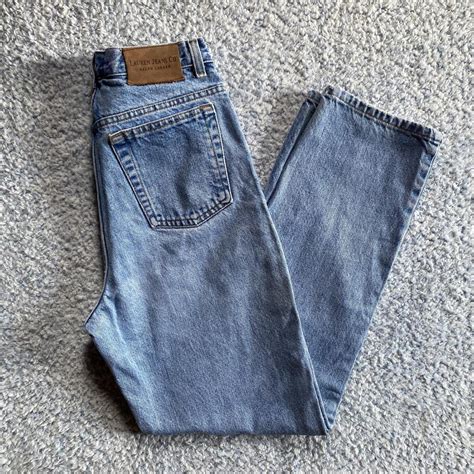 ralph lauren jeans co. straight leg jeans runs small... - Depop