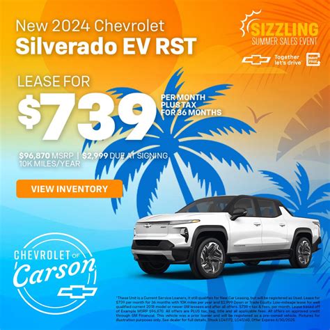 New Chevrolet Vehicle Specials In Carson | Chevrolet of Carson