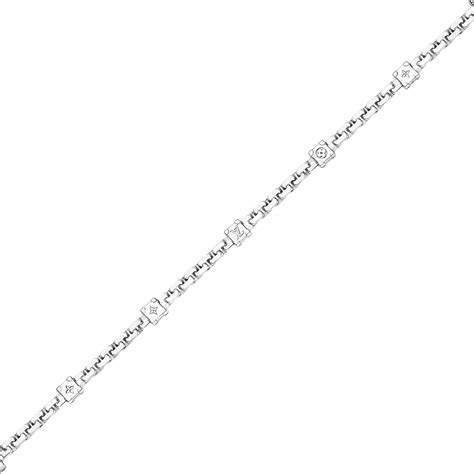 Les Gastons Vuitton Trunk Bracelet, White Gold and Diamonds ...