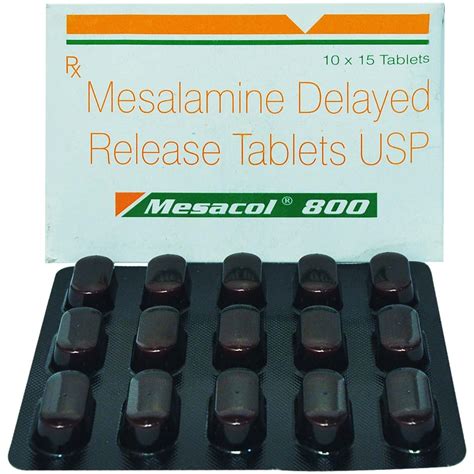 Mesacol 800 Tablet 15's Price, Uses, Side Effects, Composition - Apollo ...