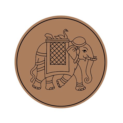 Elephant Pre-marked Design for painting – Adinath Creations