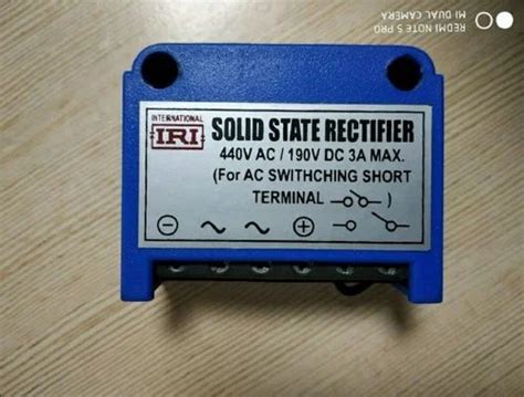 Solid State Rectifier - Brake Rectifier 440V AC Trader - Retailer from ...