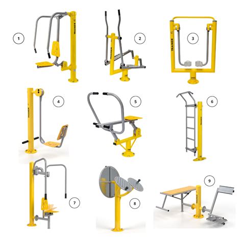 Equipos de gimnasia al aire libre para adultos TRAINER
