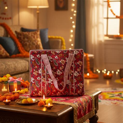 Ruby Paisley Large Tote – Khus Khus Home and Living
