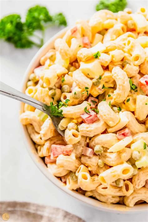 Southern Macaroni Salad (30 mins) Leftovers Then Breakfast
