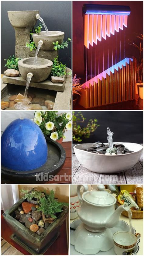 DIY Indoor Water Fountain Ideas - Kids Art & Craft