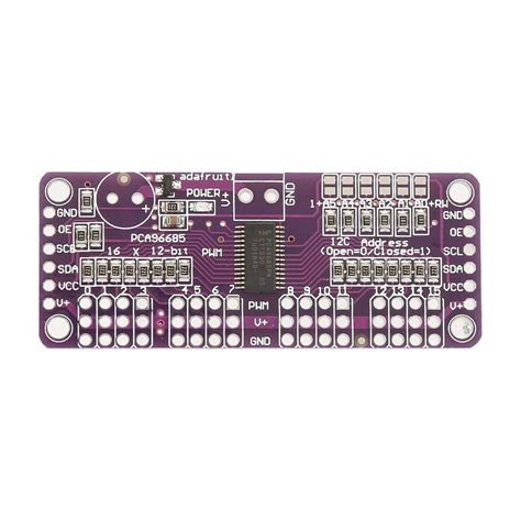 Buy ViaaFamido PCA9685 16 Channel 12 Bit PWM Servo Motor Driver I2C ...