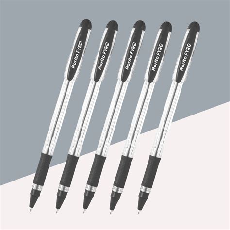 Rorito Fyro Ball Pen – Black ( Pack of 5 ) – Topperskit LLP