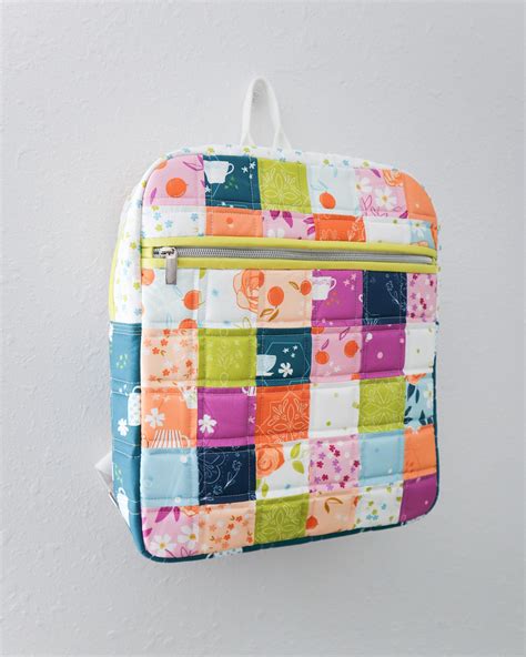 Quilted Backpack Pattern 的图像结果