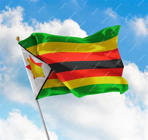 Premium Photo | Flag of Zimbabwe - flag of zimbabwe images
