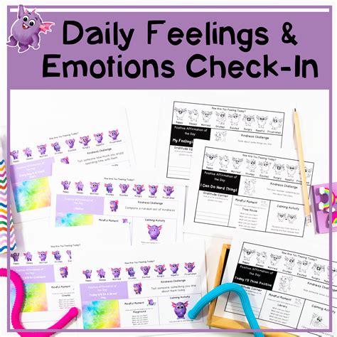 Feelings Check In Chart
