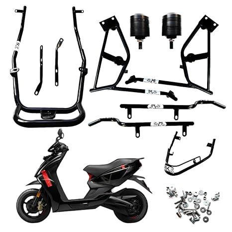 KSHEERI AATHER 450 CRASH GUARD WITH FRAME SLIDER LAGGUARD FRONT AND ...