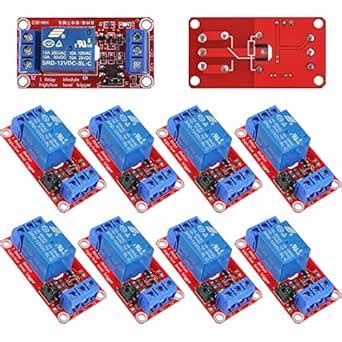 12V Relay Module with Isolated Optocoupler High or Low Level Trigger ...