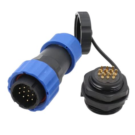 Probots SD20 10PIN 5A Waterproof Panel Mount Aviation Connector Male ...