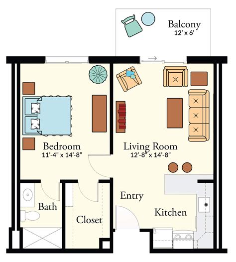 Assisted Care Floor Plans Floor Plans | Senior Living | Legacy Reserve