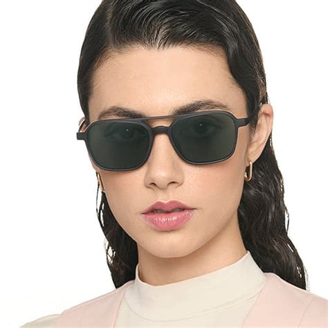 Buy Grey Black Full Rim Square Lenskart Air Switch LA E15319-C5 Clip On ...