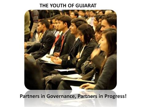 Youth of Gujarat - Partners in Governance, Partners in Progress