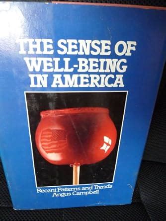 The sense of well-being in America: Recent patterns and trends : Amazon ...