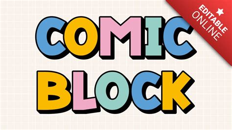 Image result for Colored Block Letters