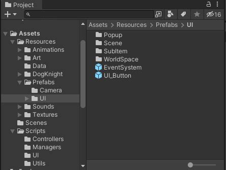 Instantiate UI Prefab Unity 的图像结果