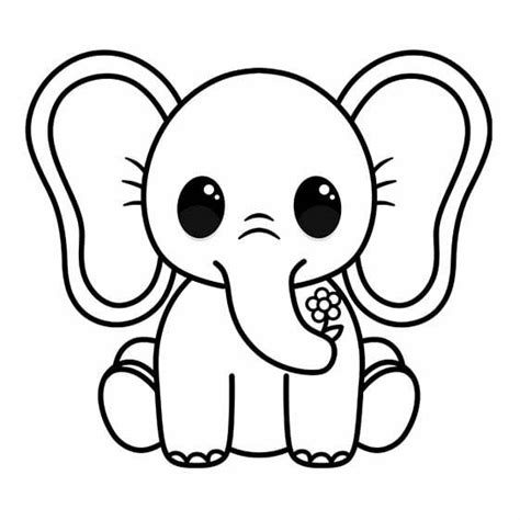 Image result for Easy Elephant Drawing