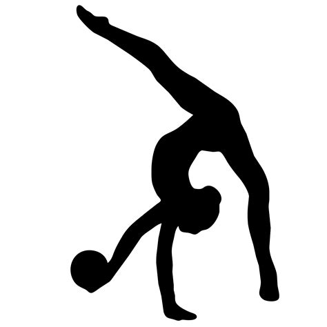 Free Gymnastics Silhouette Cliparts, Download Free Gymnastics ...