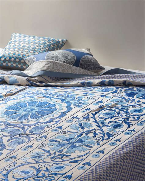 Neelam Vintage Bed Cover – Rasa Jaipur