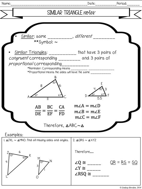 Free geometry similar triangles worksheet, Download Free geometry ...