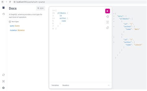 Image result for Graphql Spring Boot Starter