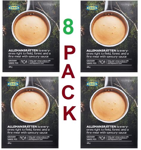Buy 8 x IKEA ALLEMANSRÄTTEN (EX GRADDSAS) Gravy Cream Sauce Mix Swedish ...