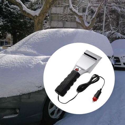 12v Car Winter Cigarette Lighter Snow Shovel Electric Heated Ice ...