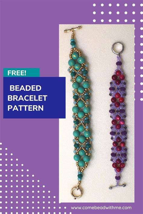 Image result for Beaded Bracelet Patterns