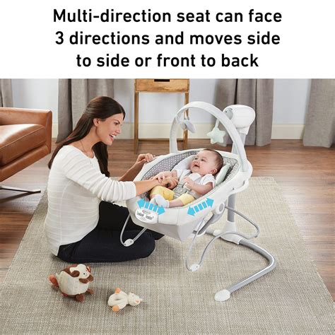 Snapklik.com : Graco Soothe N Sway LX Portable Baby Swing And Baby ...