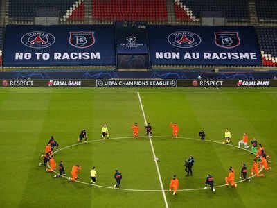 Paris St Germain: Champions League: PSG and Istanbul Basaksehir players ...