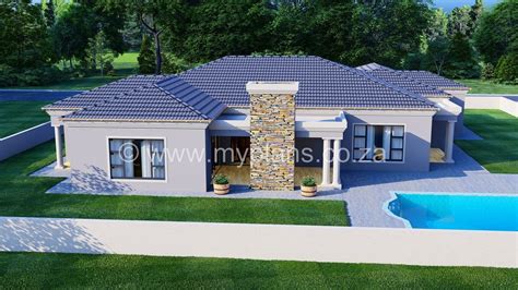 Modern 3 Bedroom House Plans South Africa Simple House Design 3