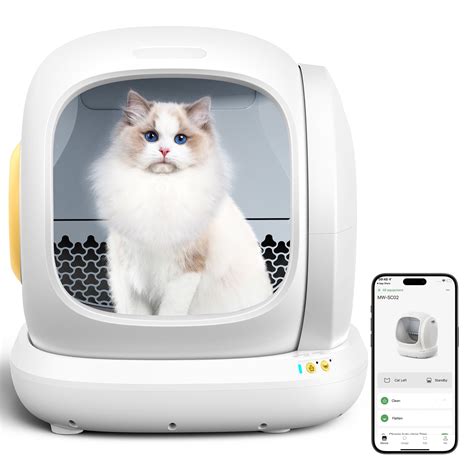 Robot Auto System Cleaner: Smart Self-Cleaning Cat Litter Box with APP ...