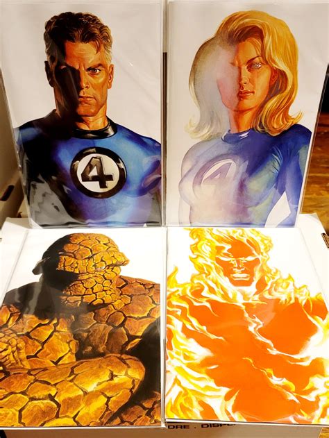 Picked up the Fantastic Four #24 Timeless variants by Alex Ross last ...