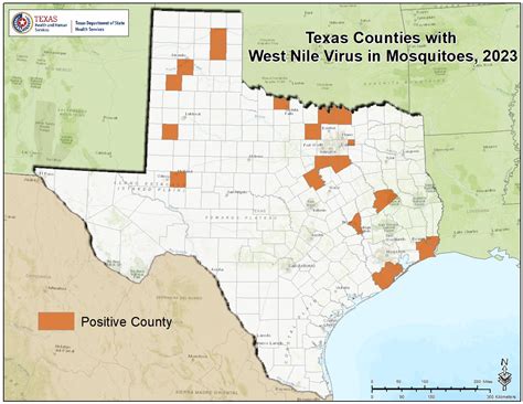 2023 Texas West Nile Virus Maps | Texas DSHS