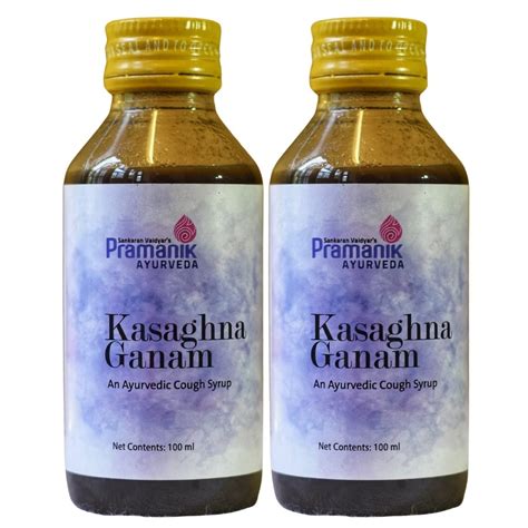 Buy Kasaghnaganam Ayurvedic Cough Syrup for Persistent Cough and ...