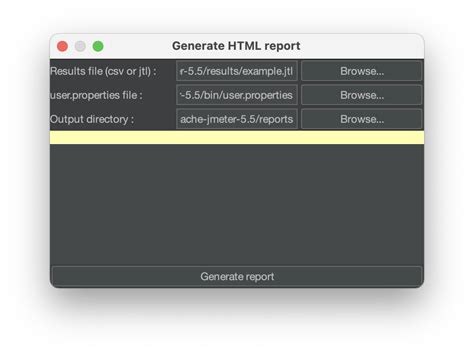 Generating HTML Report JMeter 的图像结果