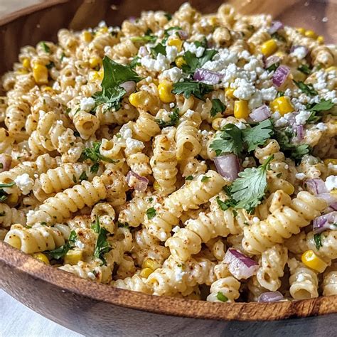 Elote Pasta Salad Recipe (Mexican Street Corn) - Amazing & Easy