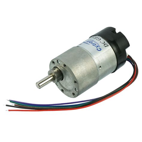 SPG30E-270K DC Geared Motor with Encoder 16 RPM 138N.Cm 12V ...