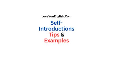 Image result for Examples of Good Self Introductions