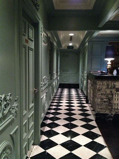 Pin by VL on 64_OX-ORFILA | House floor design, Light green walls, Dark ...