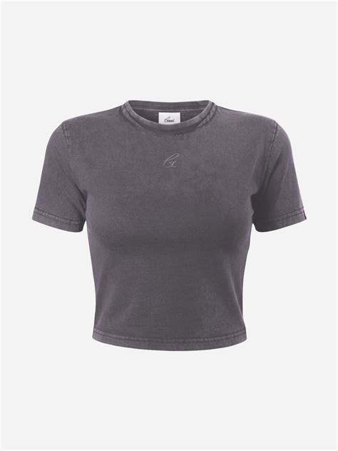 Smoke Embroidered Crop Tee – Gear Worldwide